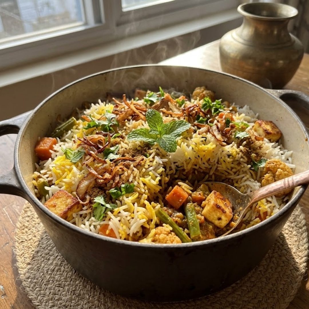 Authentic One-Pot Vegetable Biryani